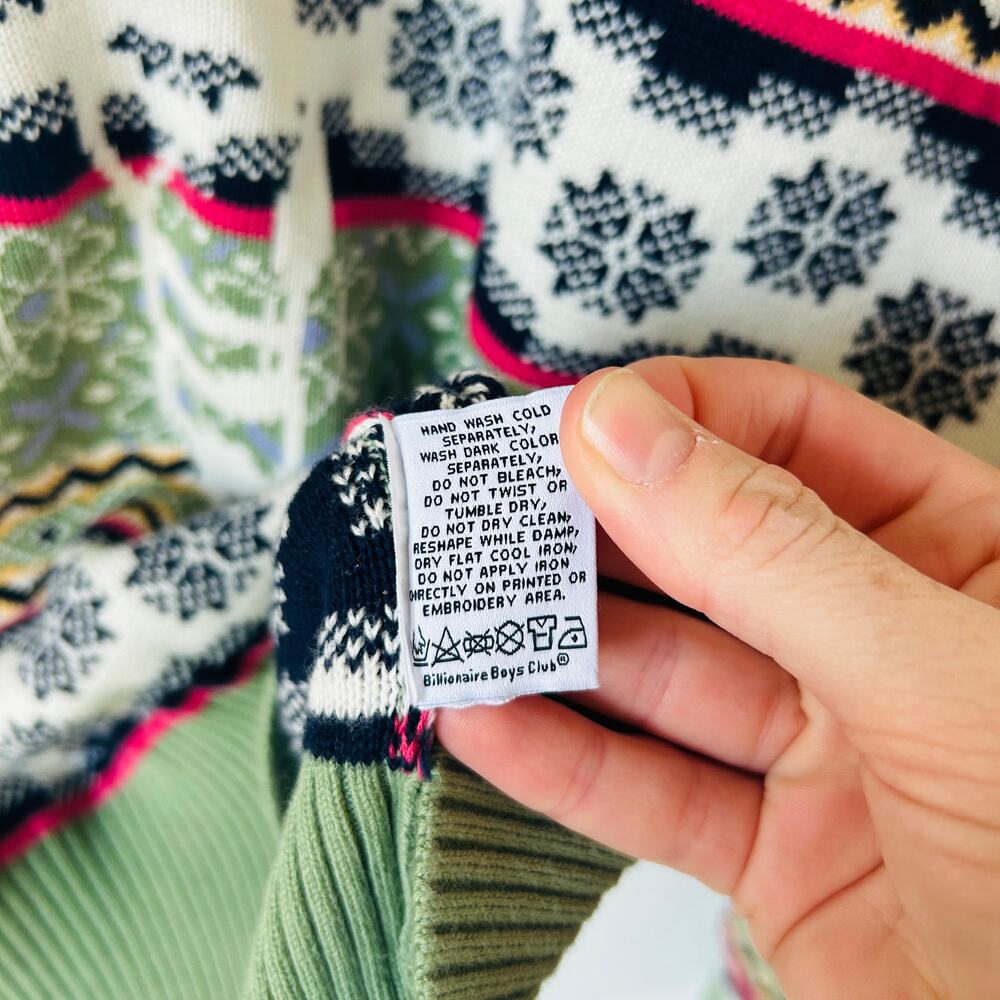 NWT Billionaire Boys Club Greetings Sweater Size Medium - Picture 4 of 8